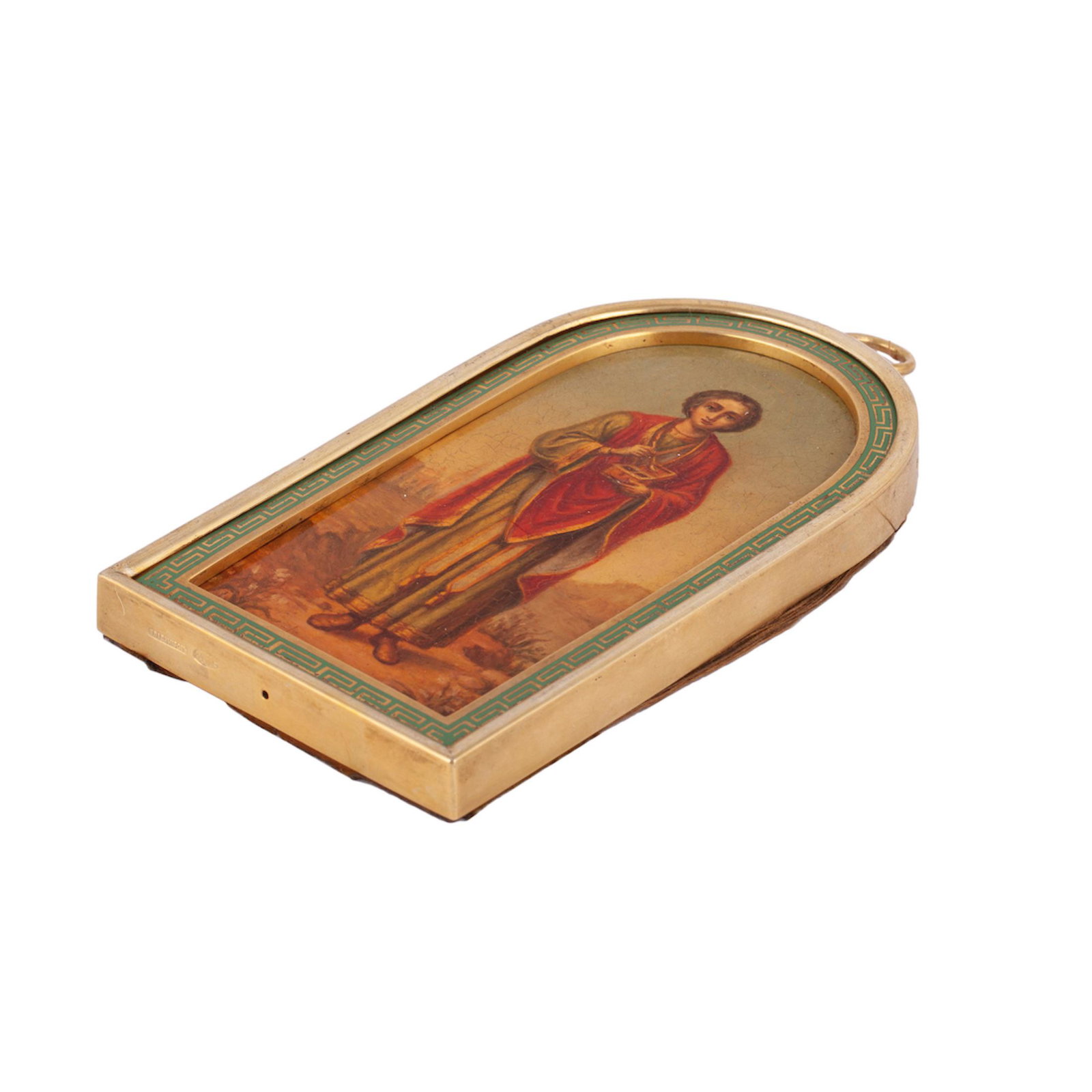 A Russian silver-gilt icon of St. Panteleimon — image 4