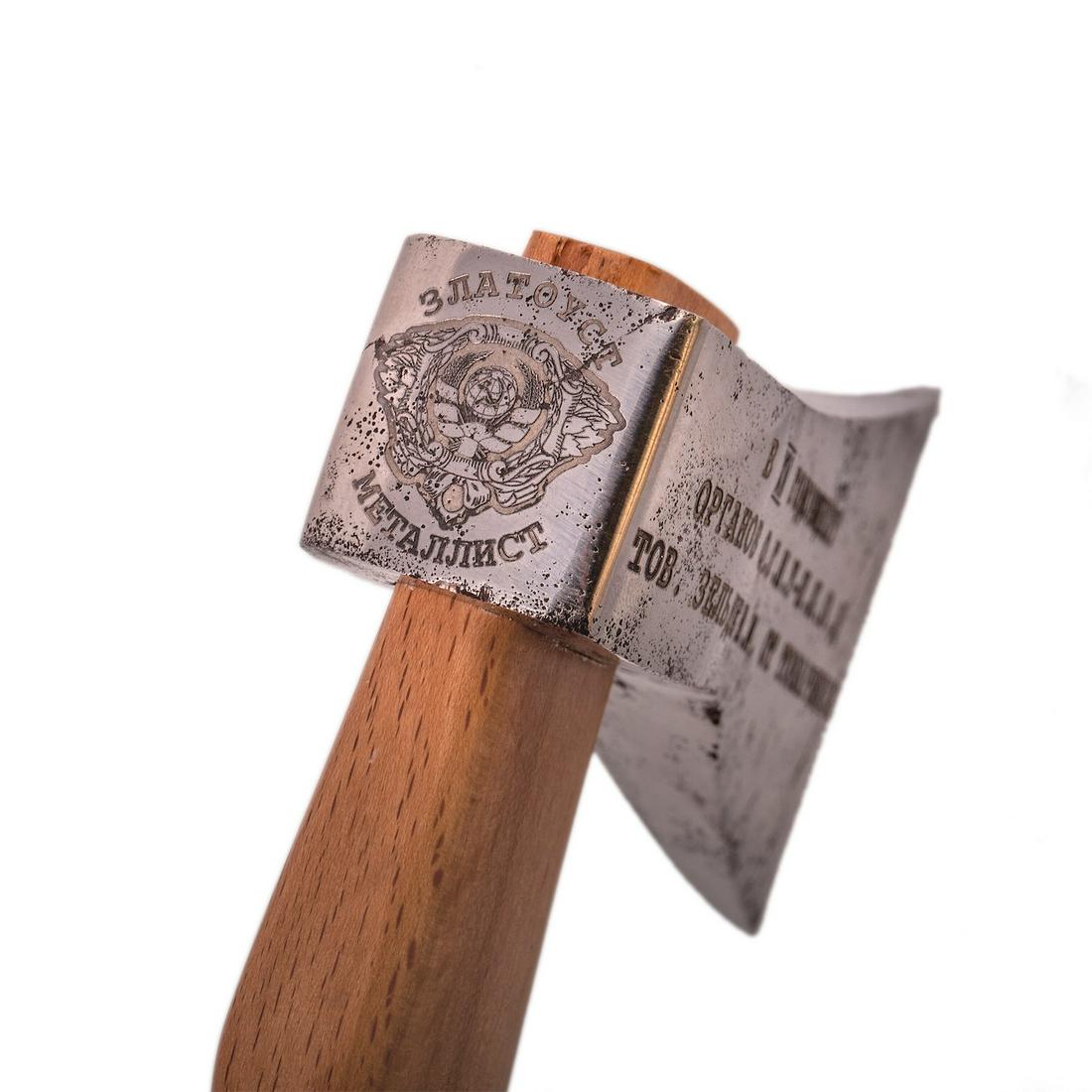 Russian decorative presentation hatchet — image 5