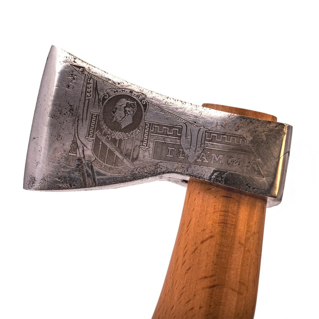 Russian decorative presentation hatchet — image 7