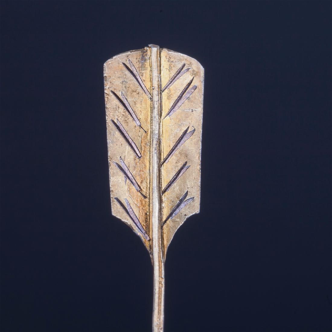 Russian silver-gilt tea spoons set — image 4