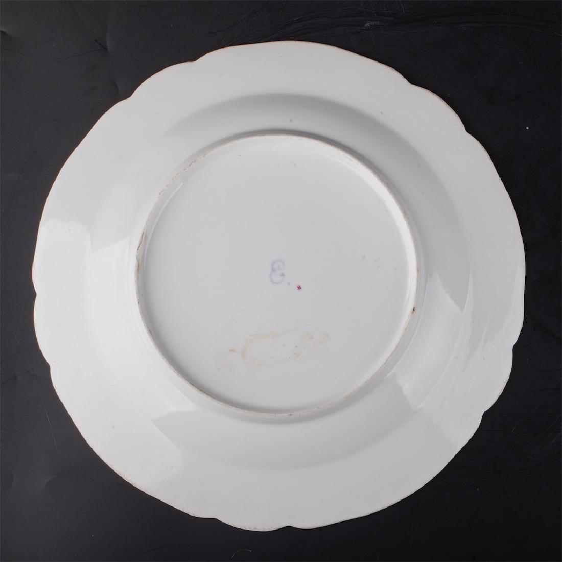 Russian Imperial plate with floral motif — image 2