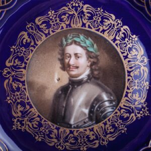 Meissen porcelain plate with Peter I portrait — image 2