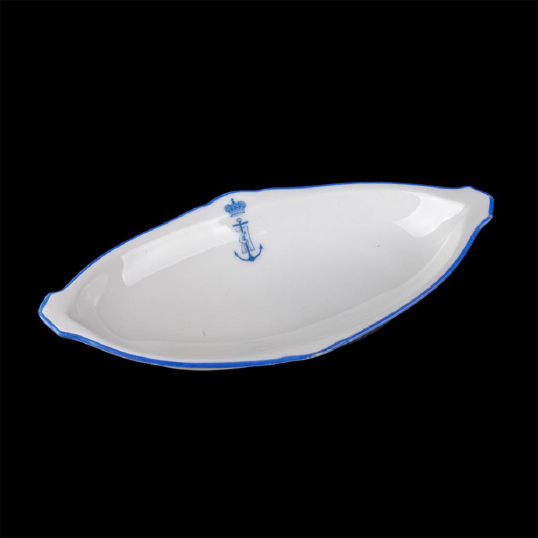 Russian porcelain ladle from the Imperial yacht — image 1