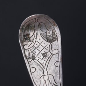 Rare 18th century silver table spoon — image 3