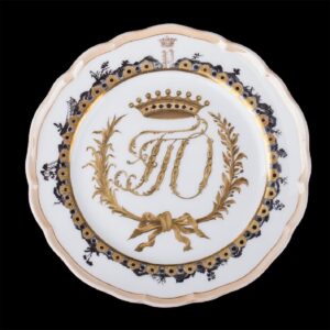Russian porcelain plate from Orlov service — image 1