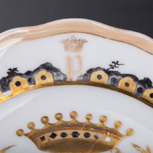 Russian porcelain plate from Orlov service — image 2