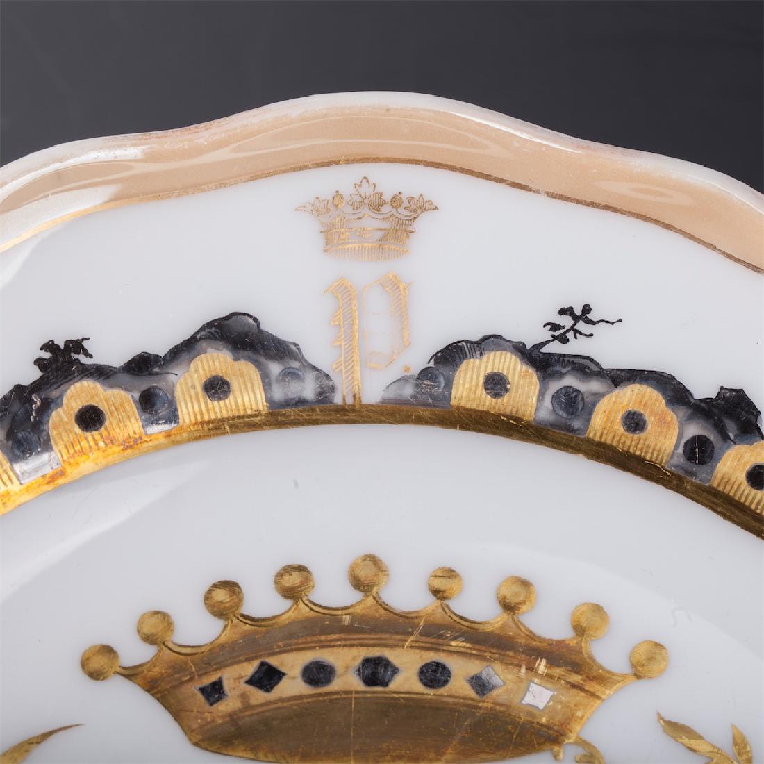 Russian porcelain plate from Orlov service — image 2