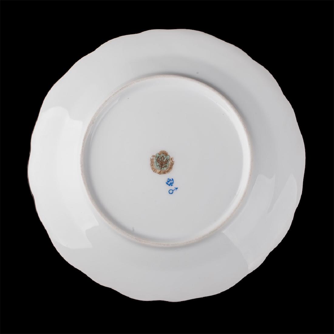 Russian porcelain plate from Orlov service — image 3
