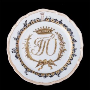Russian porcelain plate from Orlov service — image 1
