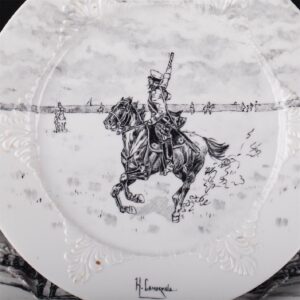 Russian decorative porcelain set of plates — image 3