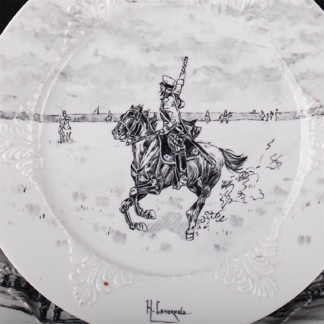 Russian decorative porcelain set of plates — image 3