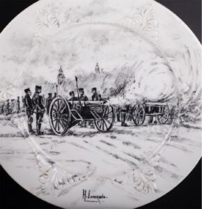 Russian decorative porcelain set of plates — image 4
