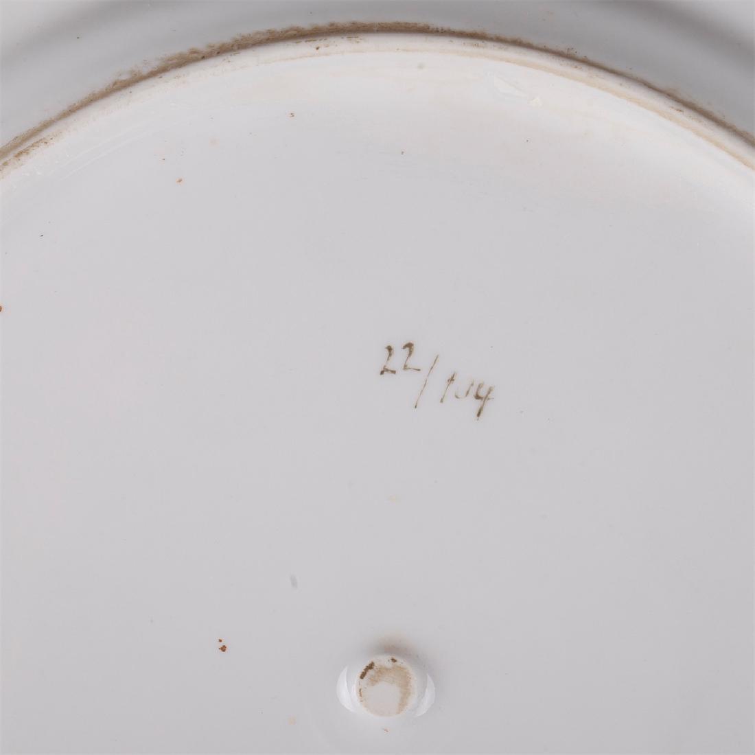 Russian decorative porcelain set of plates — image 8