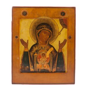 Russian icon of Our Lady of the Sign — image 1