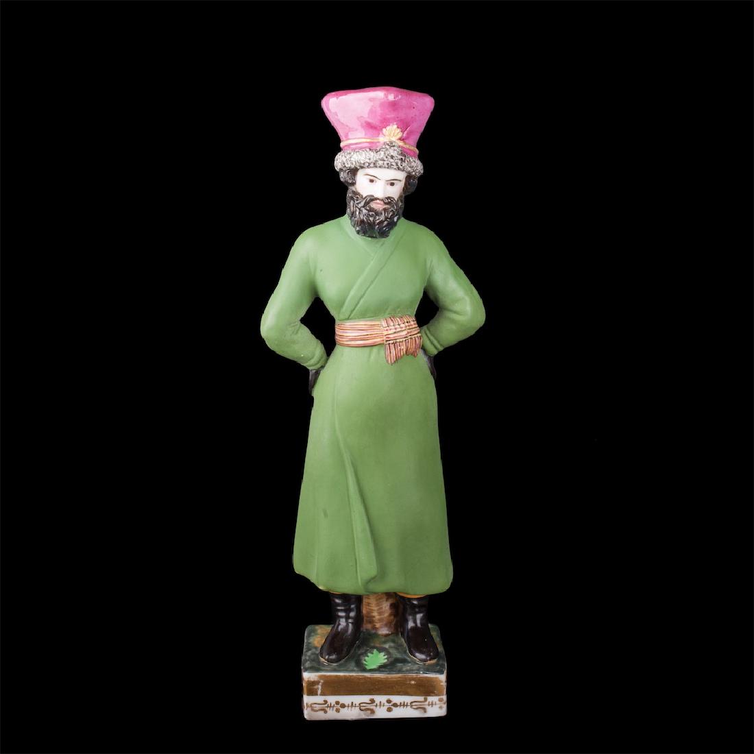 Russian porcelain figure of a cabman. Gardner — image 1