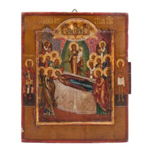 Russian Icon of Dormition of the Mother of God — image 1