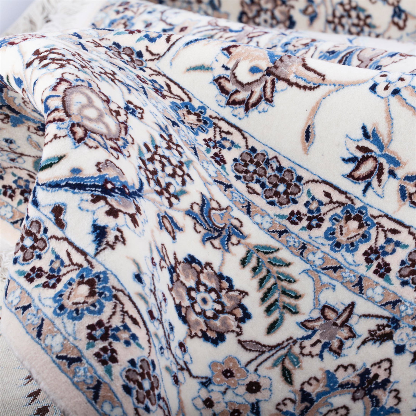 A Persian Nain wool rug — image 6