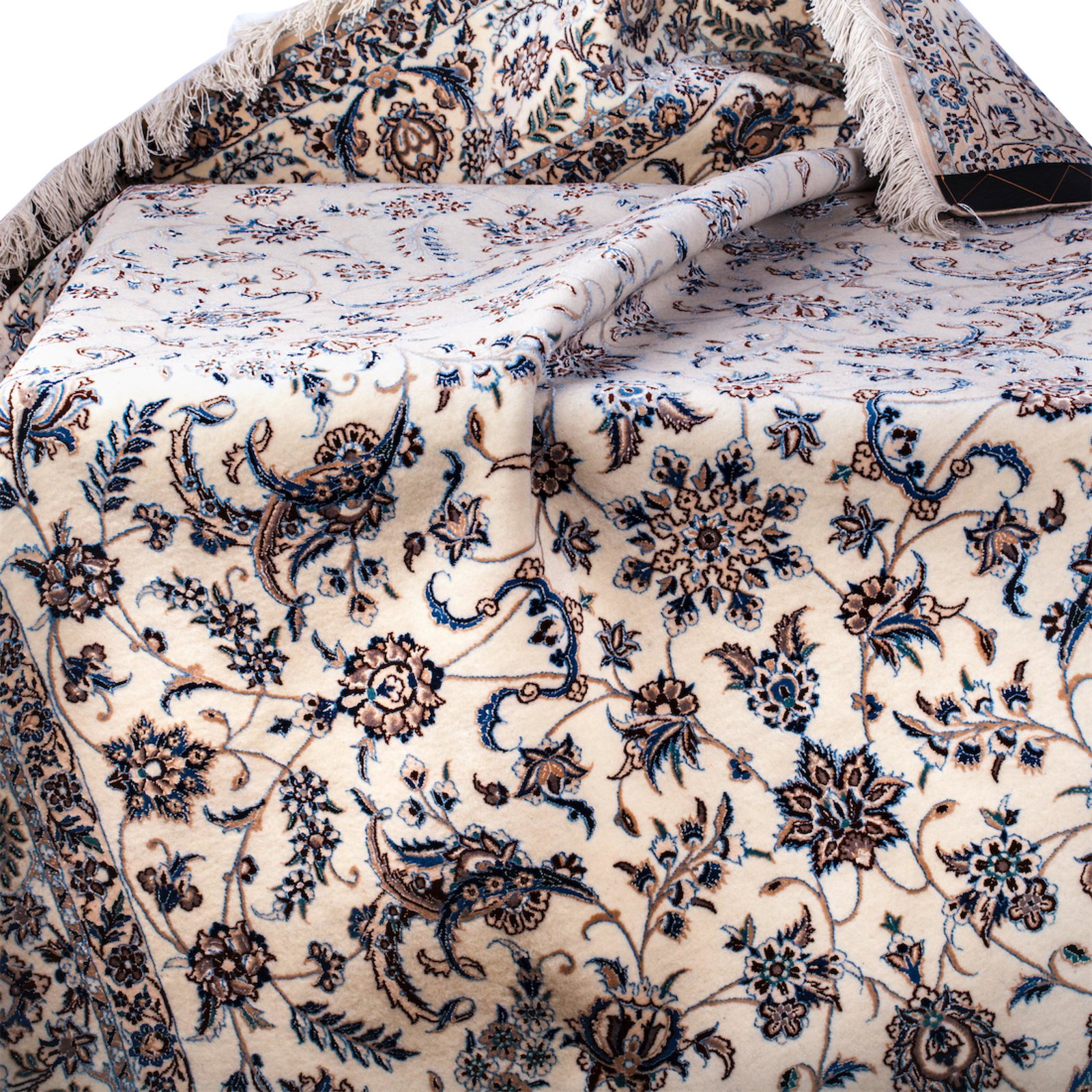 A Persian Nain wool rug — image 8