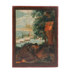 Icon"Appearance of the Mother of God to Dorofey" — image 1