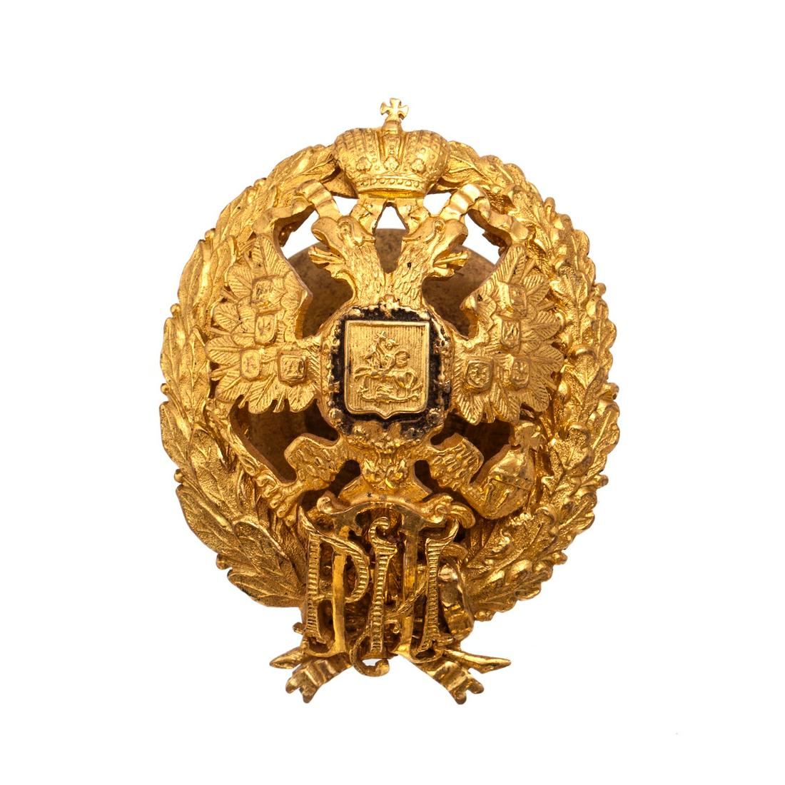 Imperial badge of Riga Polytechnical Institute — image 1
