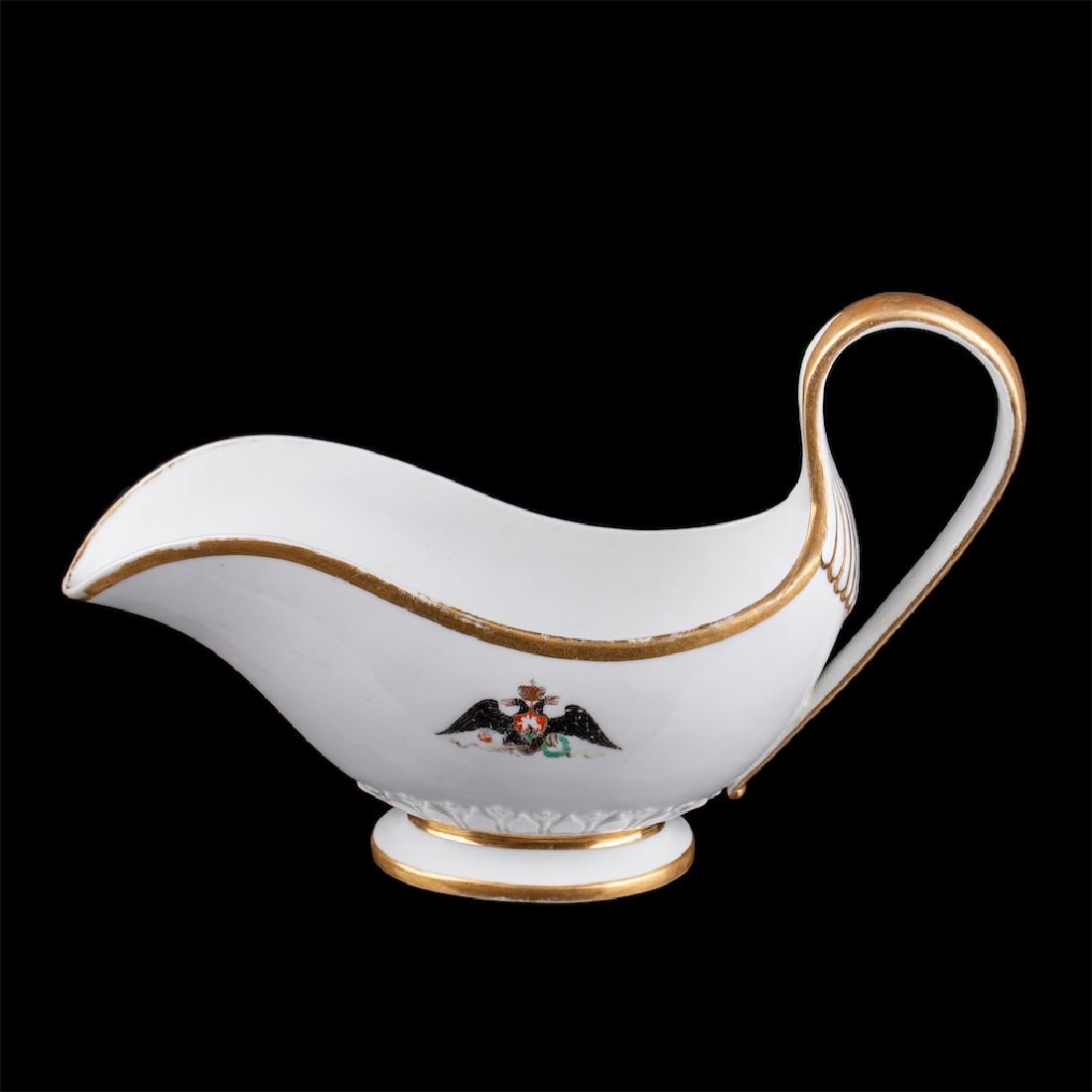 Porcelain sauce boat from the Coronation service — image 2