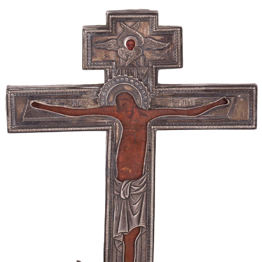 Russian 18th century altar cross by A. Postnikov — image 2