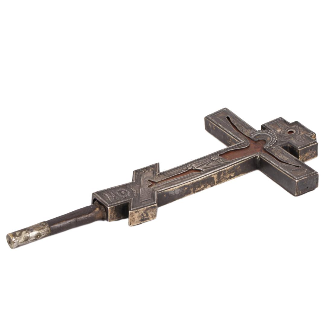 Russian 18th century altar cross by A. Postnikov — image 3