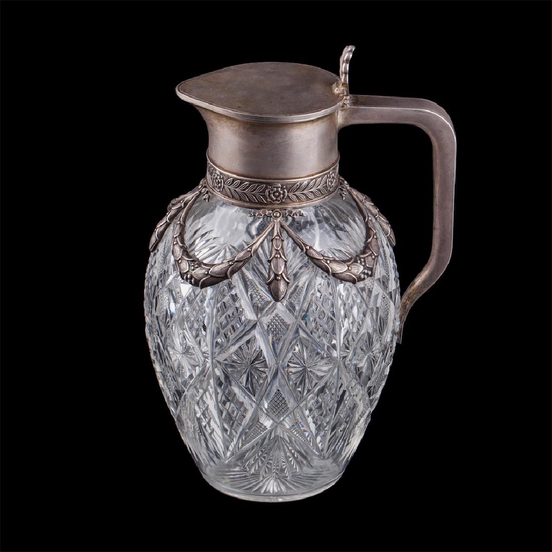 Faberge silver-gilt neoclassical carafe — image 1