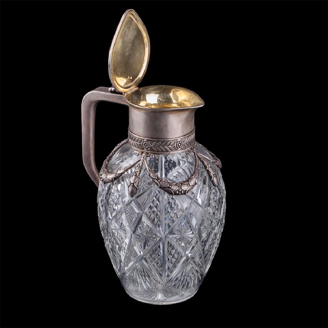 Faberge silver-gilt neoclassical carafe — image 2