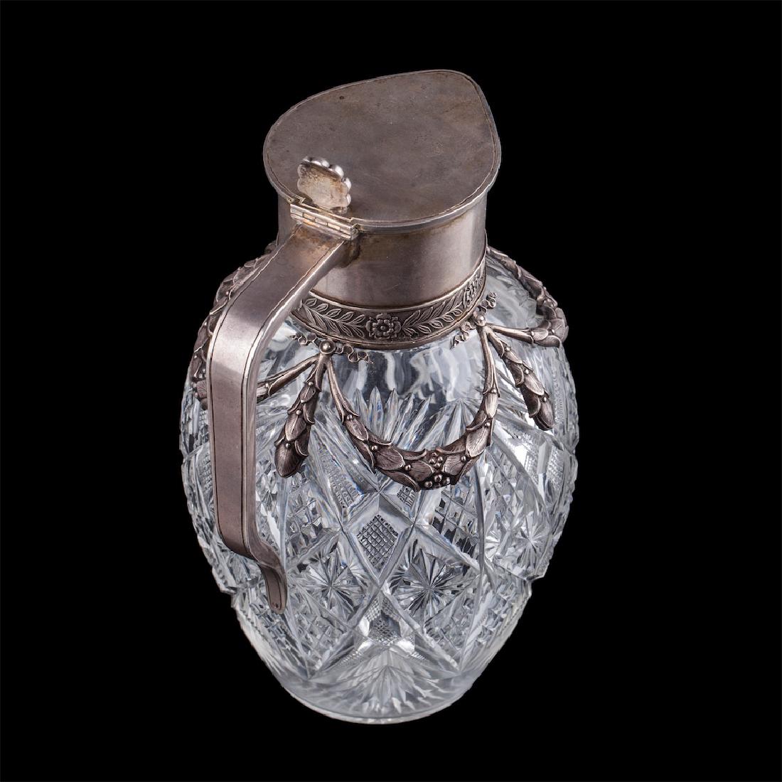 Faberge silver-gilt neoclassical carafe — image 3