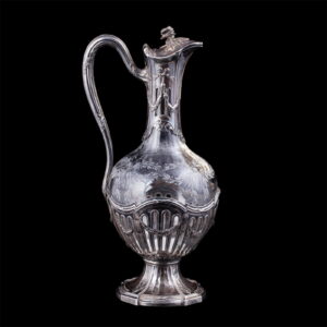 A French silver mounted claret jug — image 1