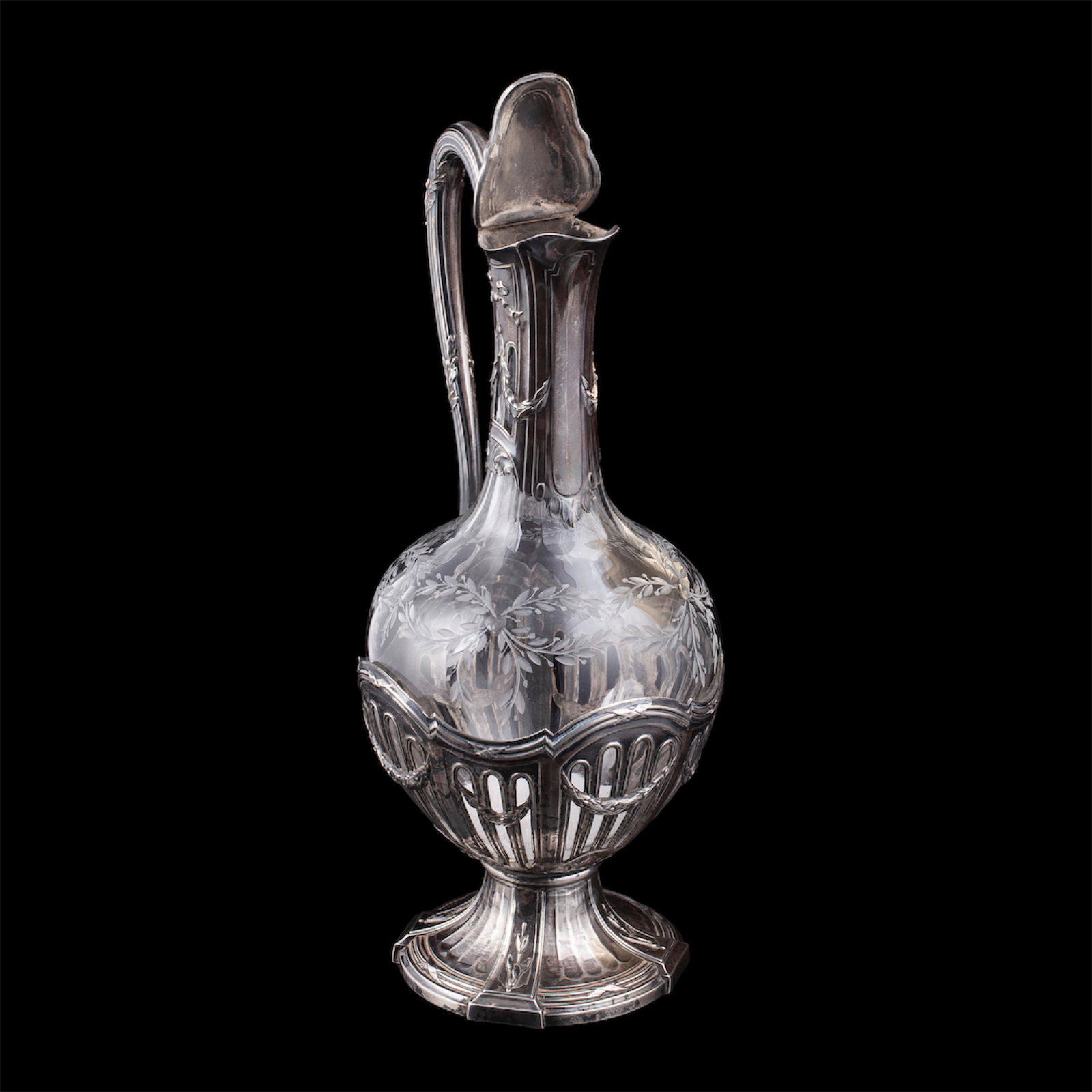 A French silver mounted claret jug — image 3