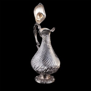 An elegant silver mounted claret jug — image 3