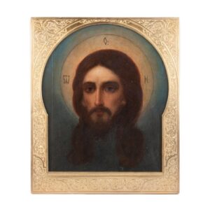 Rare Russian icon of Vernicle Chtist — image 1
