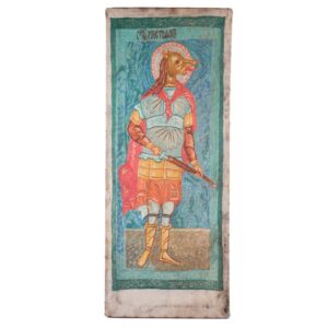 Russian sewn icon of Saint Christopher — image 1