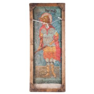 Russian sewn icon of Saint Christopher — image 3