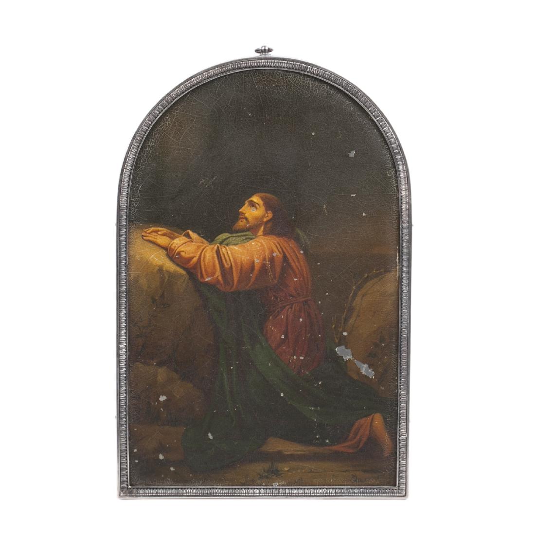 Russian icon of "Praying for a bowl" — image 1