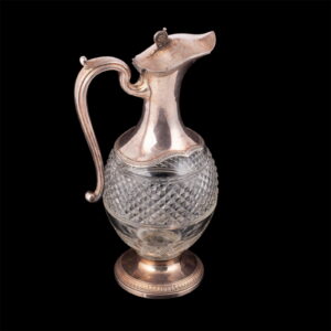 A French silver mounted claret jug — image 1