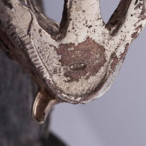 A Solid sterling silver figurine of a hen — image 5