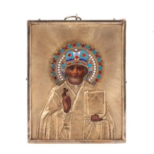 Russian icon of Saint Nikolay the Wonderworker — image 1