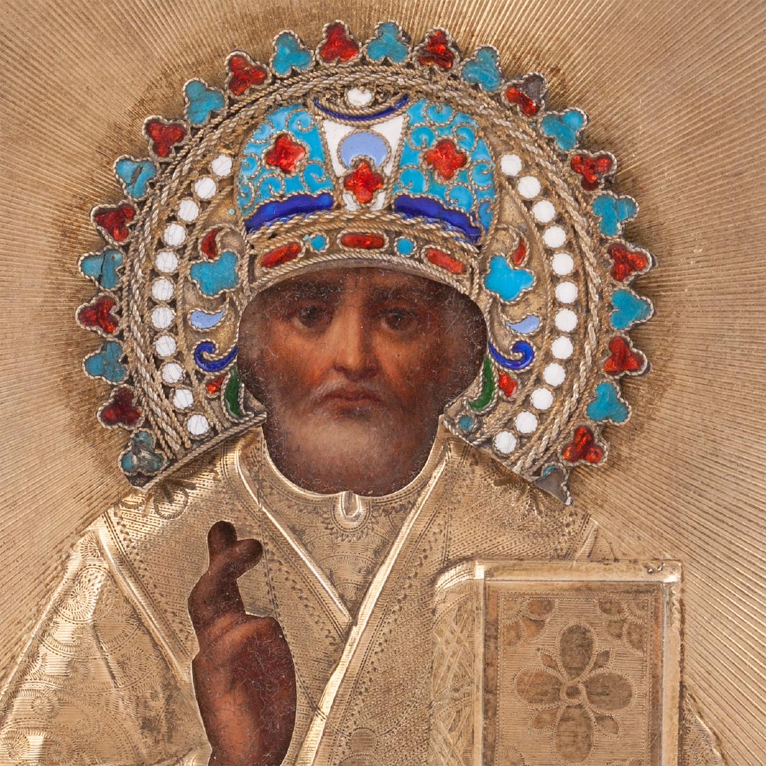 Russian icon of Saint Nikolay the Wonderworker — image 2
