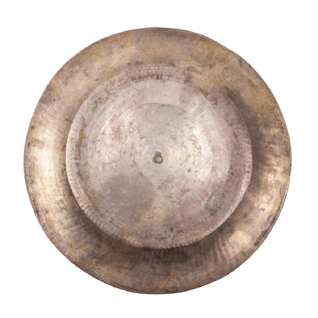 Russian bronze and enamel decorative plate — image 2