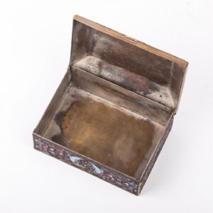 Russiandecorative bronze and enamel casket — image 3