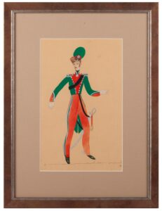 Watercolor on paper, scenography sketch — image 1