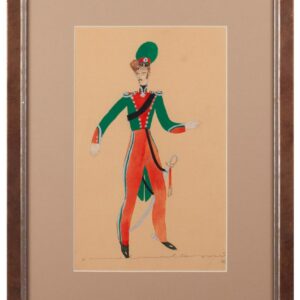Watercolor on paper, scenography sketch — image 1