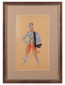 Watercolor on paper, scenography sketch — image 1