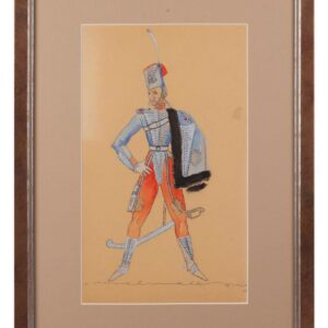 Watercolor on paper, scenography sketch — image 1