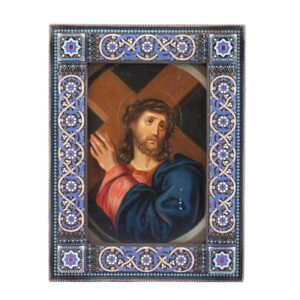 Icon of Christ in crown of thorns — image 1