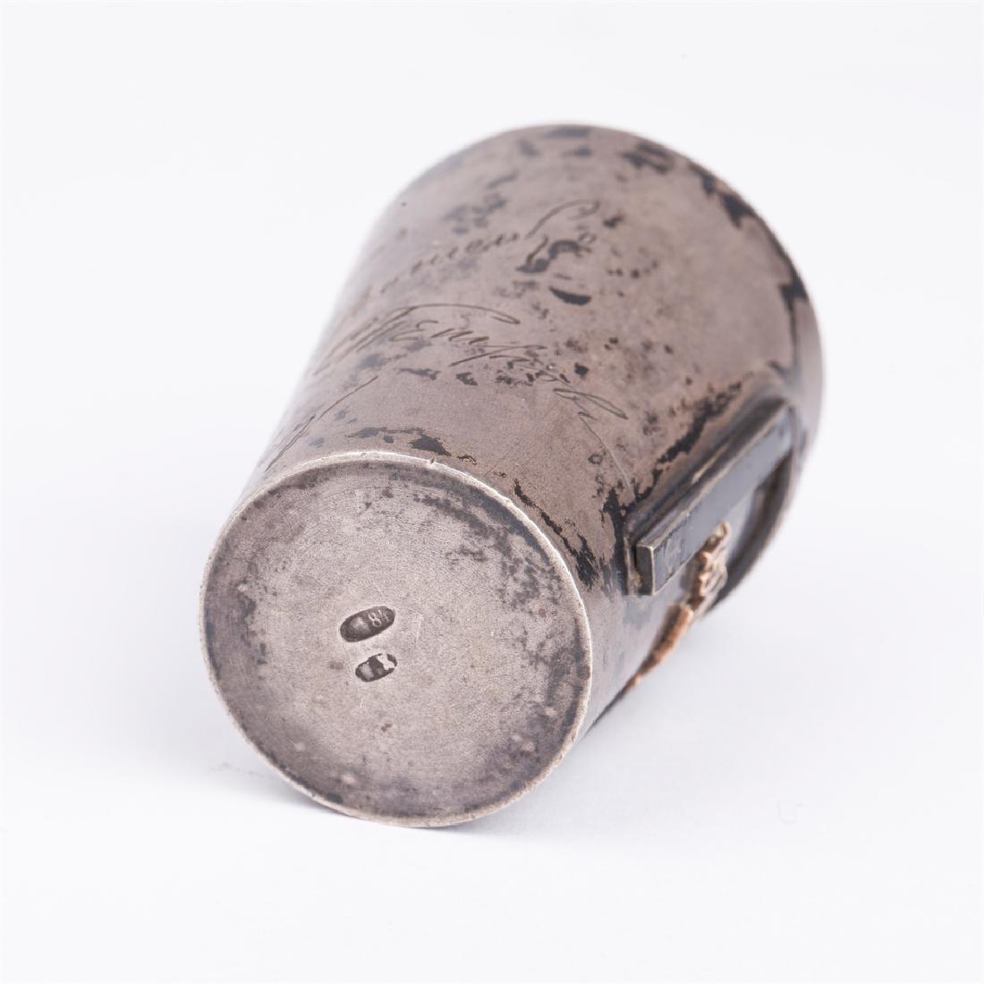 Khlebnikov silver and enamel beaker — image 4