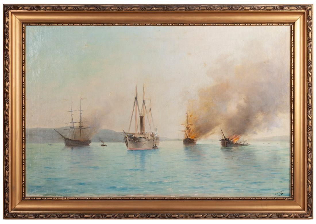 L. Blinov, a copy of the Lev Lagorio painting — image 1